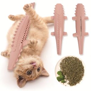Novedades Juguetes de silicona para mascotas de grado alimenticio Masticar Limpieza de dientes <span class=keywords><strong>Catnip</strong></span> Juguete interactivo para gatos - Product Image 3