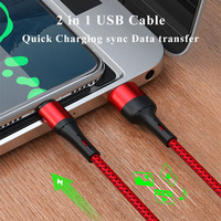 Câble USB Type C tressé en nylon de 1 m (3,3 pi) de la marque Schitec Factory ODM OEM, câble de charge rapide USB pour la charge des appareils mobiles