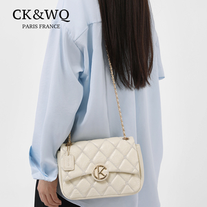Borsa a Spalla/Tracolla da Donna alla Moda 2026 con Logo Geometrico, Catena e Chiusura a Zip in PU - Product Image 5
