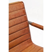 Chaise de salle à manger en métal avec design industriel artisanal, assise confortable pour la maison, le bureau et les salles à manger