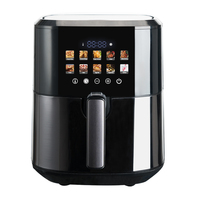 Friteuses à air numérique de 6,5 L Appareils de cuisine domestique de meilleure qualité Frites de grande capacité Fournisseur de friteuses à air sans huile saine