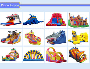 72ft ענקית כחולה מים מקורה שקופיות לשימוש ביתי-מגלשות מים למבוגרים עבור בריכת שחיה פארק טרמפולינה - Product Image 6