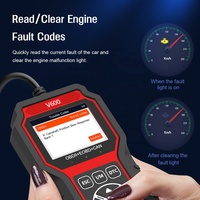 Lecteur de codes OBD2 V600 universel, outil de diagnostic pour voyant moteur, avec fonctions OBDII complètes pour véhicules