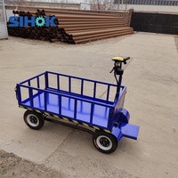 Produit phare : Chariot de transport robuste à plateforme, chariot de jardin électrique 800 kg, chariot de transport électrique
