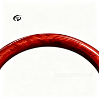 Volant en acajou personnalisé pour Toyota Land Cruiser LC200 LC70 Prado Hilux GR