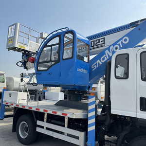 Nueva Plataforma de Trabajo Aérea SHACMAN de 23m con Control Hidráulico, Camión con Motor Diésel Euro 4, Pluma Telescópica de 7 Secciones - Product Image 4