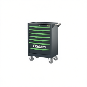Fasano Tools 122V Chrome Vanadium Steel <b>Rolling</b> Tool Cabinet with 413-Piece Mechanic <b>Kit</b> 3-Year Warranty for Auto Repair - Product Image 1