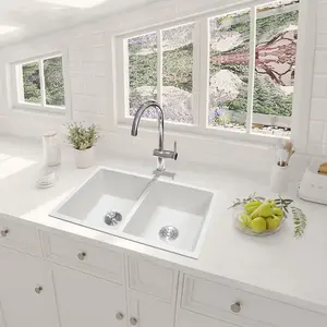 Single Bowl Artificial Granite Sink Quartz Kitchen Sink