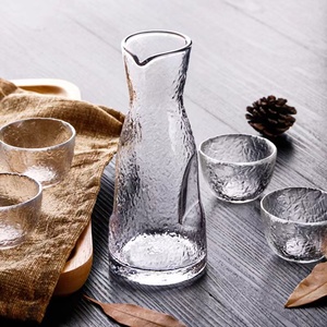 Ensembles de saké japonais motif marteau tasse en verre chauffe-vin coréen Soju tasse Tequila Pot whisky tasse vin tasses ensembles de cadeaux de luxe - Product Image 1