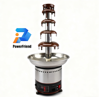 Machine à fontaine à chocolat en acier inoxydable-Convient au chocolat au lait/noir/blanc, parfait pour tremper les fruits
