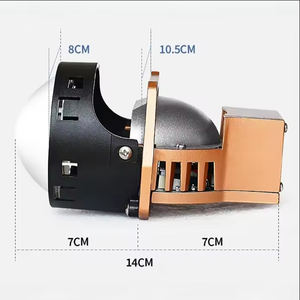 Super lumineux 130W Bi LED projecteur lentille 3.0 phare pour Cruze A4 Fit voitures voiture LED conduite lumière Bi LED lentille - Product Image 3