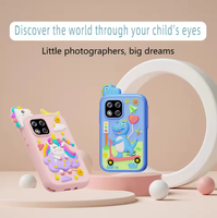 Kinder-Unterhaltungsgerät Kinderkamera-Telefon-Spielzeug mit Doppellinse & 1080P Video |   Lernspiele & MP3-Player