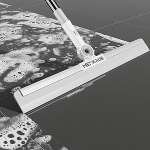 Serpillère à long manche en plastique TPR écologique et résistante, <span class=keywords><strong>balai</strong></span> à serpillière <span class=keywords><strong>pour</strong></span> sols en carrelage, ciment et bois - Product Image 1