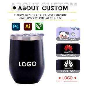 Vente en gros de gobelets à vin isothermes en acier inoxydable personnalisés de 12 oz, gobelet de voyage pour café, gobelet à vin avec logo, gobelet de 12 oz - Product Image 3