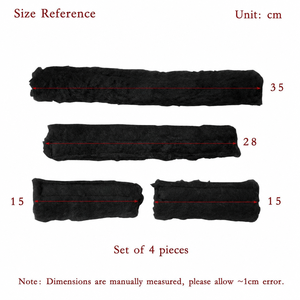 Licol en peau de mouton durable, matériau de qualité supérieure, ajustement confortable pour un retrait facile, pour l'extérieur, produits équestres - Product Image 5