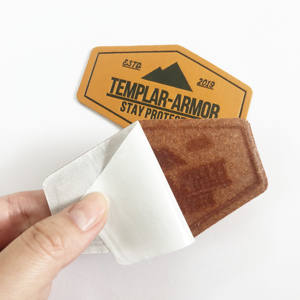 Etichetta in Pelle Personalizzata per Cappelli, <span class=keywords><strong>Patch</strong></span> in Pelle con Logo in Rilievo da Applicare con Ferro da Stiro - Product Image 5