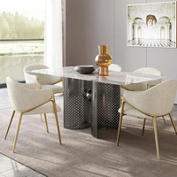 Chaise de salle à manger de luxe italienne en velours et laine d'agneau de haute qualité, mobilier de salon, café, hôtel, chaise de salle à manger pour restaurant