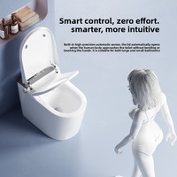 Toilette intelligente de haute technologie au design tendance avec télécommande, siège chauffant, montage au sol - Marque QiXing