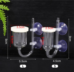 Grosir akuarium eksternal 25mm 35mm kaca bulat penyebar Co2 akuarium - Product Image 5