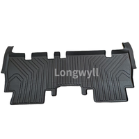 Sur mesure pour Volkswagen Amarok & Ranger, tapis de sol de voiture imperméable en TPV, 5 mm d'épaisseur, ensemble complet Longwyll