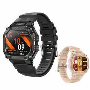 <span class=keywords><strong>Reloj</strong></span> <span class=keywords><strong>Inteligente</strong></span> para <span class=keywords><strong>Hombre</strong></span> y Mujer con Monitor de Ritmo Cardíaco, Función de Llamadas de Voz Android, Linterna, Resistente al Agua 3ATM, Correa <span class=keywords><strong>Inteligente</strong></span> - Product Image 1
