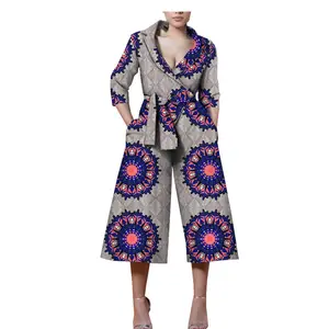 Mono de algodón con estampado africano de Yibaoli para mujer, ropa africana, superventas, ankara