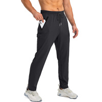 Pantalon de sport pour homme, logo personnalisé, performance, évacuation de l'humidité, coupe ajustée, entraînement en salle, respirant, séchage rapide, haute qualité, ODM
