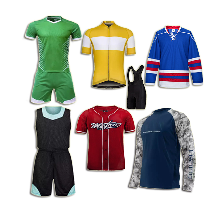 Benutzer definierte Männer Sportswear Großhandel Schuluniform Mann Teamwear sublimierte Polyester schnell trocknen atmungsaktiv OEM andere Sportswear