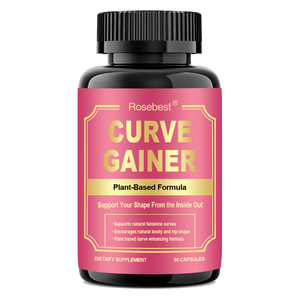 Cápsulas de Suplemento Dietético Natural a Base de Hierbas para Aumentar de Peso Rápidamente y Realzar la Curva Femenina, Marca Privada Personalizada Rosebest, para Mujeres - Product Image 1