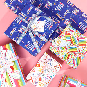 Wholesale High Quality Birthday <b>Tissue</b> Rolls Childlike and Playful Packaging <b>Wrapping</b> <b>Paper</b> Roll Uperior Craftsmanship - Product Image 1