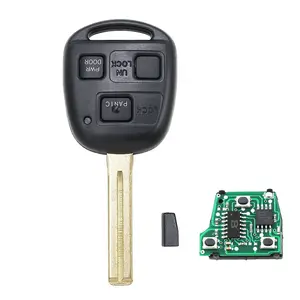 3 Tombol Remote Kunci Mobil Fob 315Mhz 4D68 Chip untuk Lexus RX350 ES330 RX330 RX400h FCC ID: HYQ12BBT 89785-50030 89785-50031