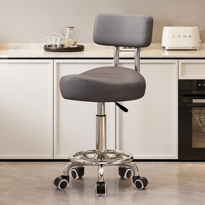 Taburete Alto con Ruedas Universales, Silla Elevadora, Taburete para Belleza y Peluquería - Product Image 5
