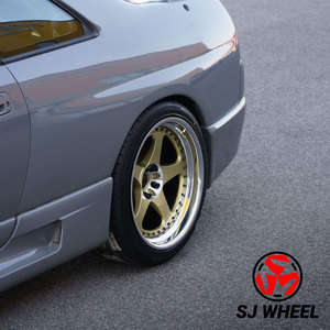 Rines Forjados de Dos Piezas de 18 19 20 21 22 Pulgadas, Personalizados, de Lujo, Color Dorado, para <span class=keywords><strong>Nissan</strong></span> Skyline <span class=keywords><strong>GTR</strong></span> R32 R33 R34 370z, Gran Venta - Product Image 3