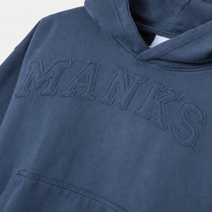 Sweat-shirt à capuche unisexe surdimensionné et épais pour homme, avec logo personnalisé brodé ou appliqué, style streetwear, vente en gros - Product Image 2
