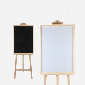 HZVCW Giá Đỡ Thông Báo MOQ Thấp Bán Sỉ Khung Gỗ Bảng Trắng Viết Từ Tính Bảng Đen Khung Gỗ - Product Image 4