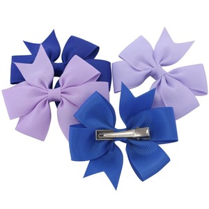 Tie grosygrain hand made pretty 40 colors ties Hair Vogue shop with clip for baby/Order child tie accessories - Product Image 2