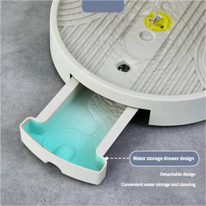 Plateau de <span class=keywords><strong>pot</strong></span> de <span class=keywords><strong>fleurs</strong></span> de jardin à <span class=keywords><strong>roulettes</strong></span>, robuste et stable, avec un design texturé en relief minimaliste, résistant et épais - Product Image 4