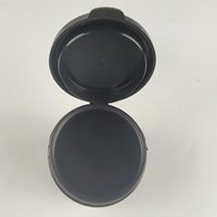 Bouteille ronde antivol en plastique dégradable de 150 ml avec bouchon à rabat pour l'emballage de bonbons