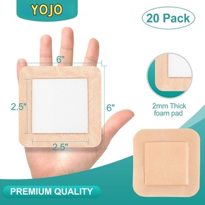 YOJO Apósito de Espuma de Silicona Adhesivo Impermeable Personalizado 15x15cm para Cuidado de Heridas Clase I, Vida Útil de 3 Años - Product Image 2