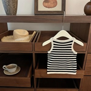 Baby Girls Striped Vest <b>Set</b> Thin Quick Dry Overalls <b>Suspender</b> Skirt Summer Clothing <b>Set</b> - Product Image 3