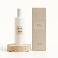 WELLNESS Spray d'ambiance et nettoyant ménager parfumé pour la maison, personnalisable en marque privée, écologique, minimaliste, à base d'huiles, désodorisant