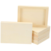 Cadres en bois panneau toile en vrac panneaux de toile en bois non finis planches de berceau en bois pour artistes de peinture pour peinture acrylique et peinture à l'huile