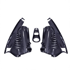Piezas de Fibra de Carbono Seca Estilo OEM para Ferrari F8, Kit Interior del Compartimento del Motor - Product Image 4