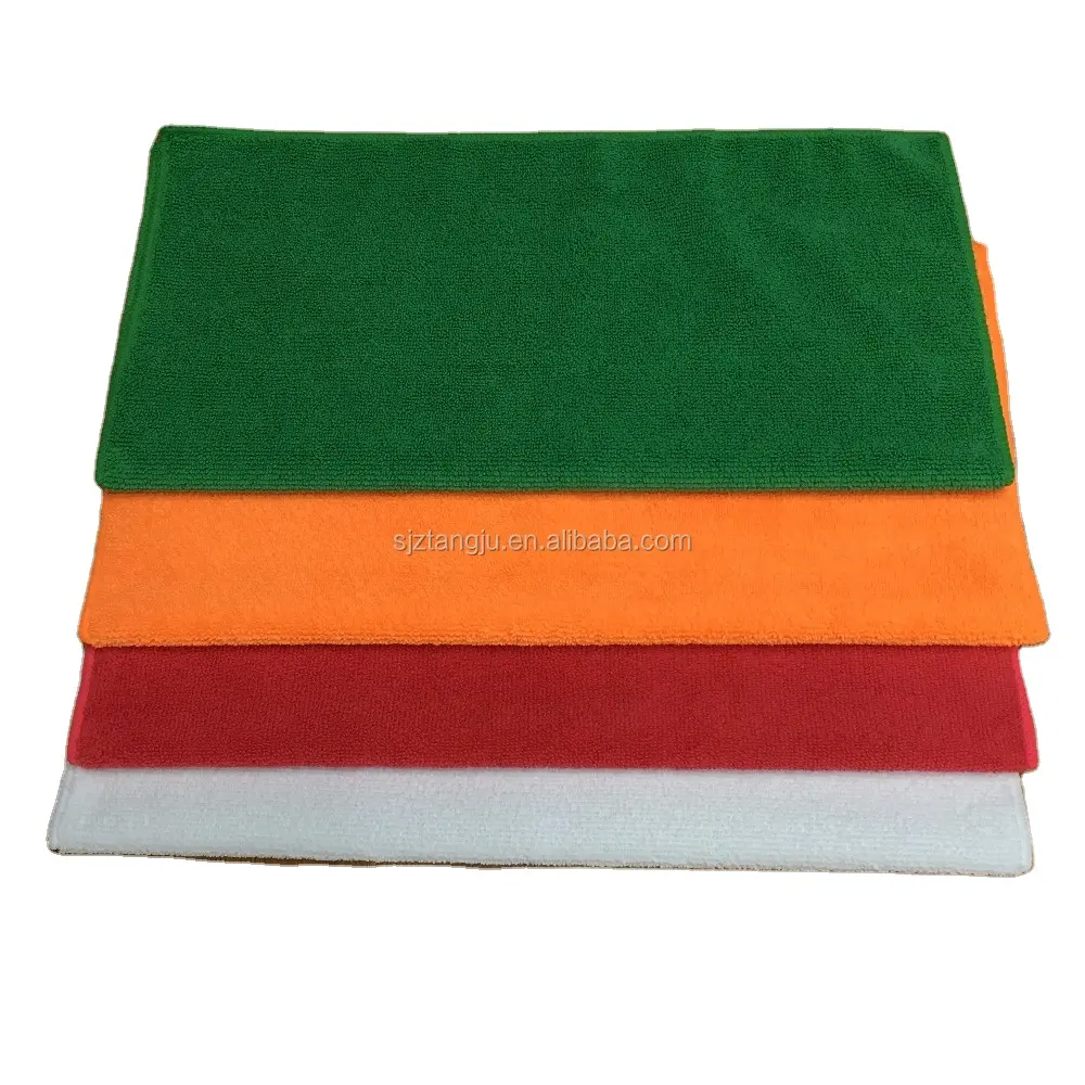 Microfiber कपड़े 16x16 "सभी प्रयोजन Microfiber तौलिया microfiber सफाई कपड़ा दुकान तौलिया पोंछते लत्ता कार धोने तौलिया कपड़ा