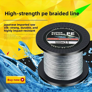 Ligne de pêche tressée en PE de 500 m, ligne Hercules Shark pour la pêche en mer - Product Image 4