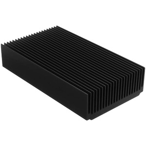 Zwart Geanodiseerd Geëxtrudeerd Koellichaam Anodiseren Aluminium Koeler Extrusie Profiel - Product Image 2