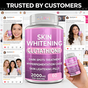 Capsule di L-Glutatione e Collagene Vitaminico per Schiarire la Pelle e Donarle Luminosità per Adulti - Product Image 6