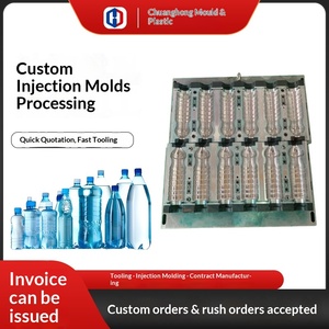 תבנית ניפוח מתכת 500 מיליליטר לייצור דליים/בקבוקים מ-PET/PP, תבנית הזרקה מראש לבקבוקים, התאמה אישית CNC - Product Image 2