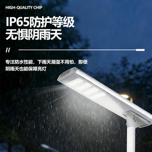 Lámpara Solar de Jardín LED IP65 de Aleación de Aluminio para Montaje en Pared, Iluminación Exterior - Product Image 2