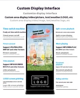 All-in-One dokunmatik dikey yüksek çözünürlüklü LCD parlama önleyici reklam makinesi/yönetim kurulu-otel için ağ promosyonu